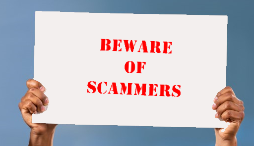 beware of scammers